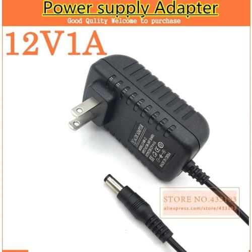12V1A New AC 100V-240V Converter power Adapter DC 12V 1A 1000mA Power Supply US Plug DC 5.5mm x 2.1mm/5.5*2.5 Free post shipping