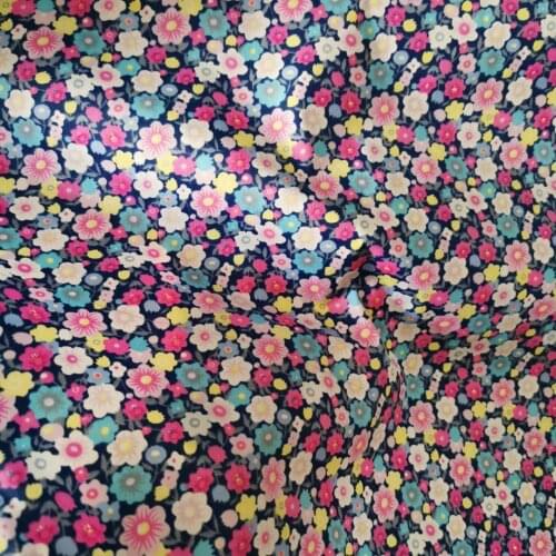 2021 New 160cm 100% Cotton Twill Fabrics Flower Rose Daisy Color Dots Heart Floral For Sheet Cushion Craft Dress 5 meters