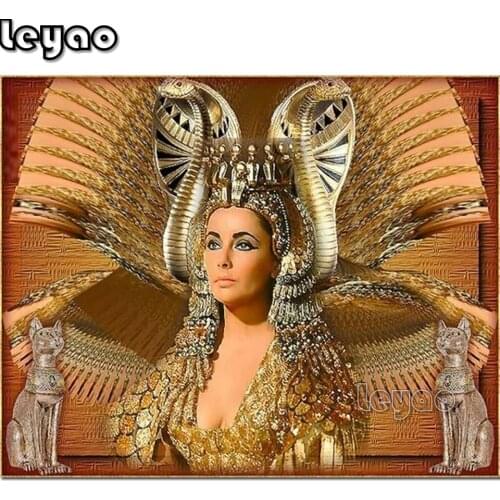 Egyptian queen and cobra,5D diamond embroidery diamond painting cross stitch diamond mosaic DIY wall Decorative needlework