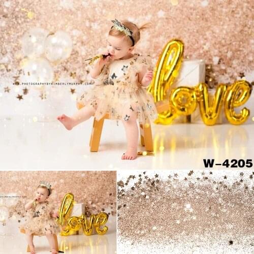 Photography Christmas Background Rose Gold Glitter Stars Baby Shower Adults Bachelor Propose Birthday Party Photo Backdrop Props