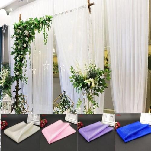 Hot 5m/10m Crystal Organza Tulle Roll Fabric Baby Shower Wedding Decoration Birthday Party DIY tulle dress 5Z