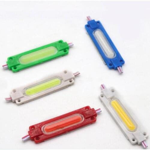 LED module injection COB with lens waterproof LED light module for sign channel letter DC12V 2W IP65 aluminum PCB high quality