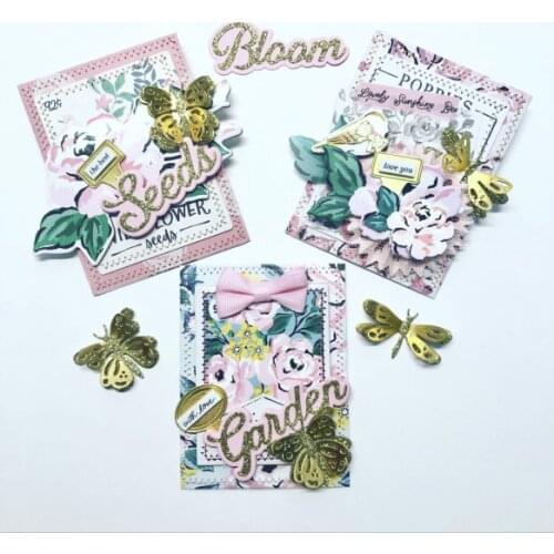 Cutting dies Seeds Pocket for Planners Stencils for DIY Scrapbooking photo album Decorative DIY Paper Cards