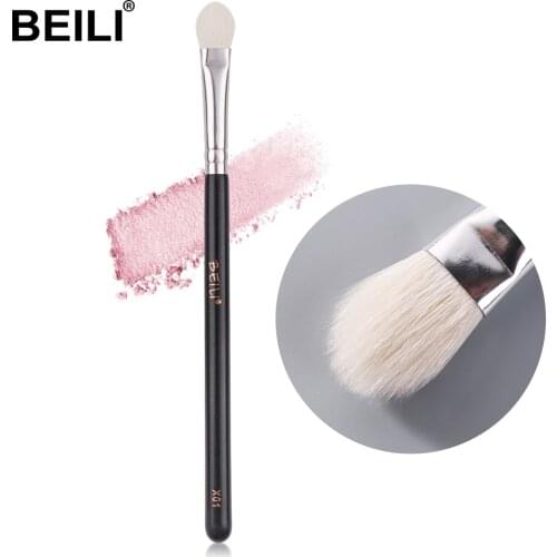 BEILI X01 Black handle Eye Shade Blending Smoky look Natural Goat Hair Single Makeup Brush
