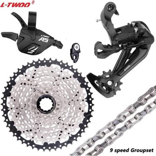 LTWOO MTB 1*9 speed Groupset A5 9s shifter Rear Derailleur 9S 11- 50T 46T 42T 40T 36T cassette 9V chain current parts for K7 Kit