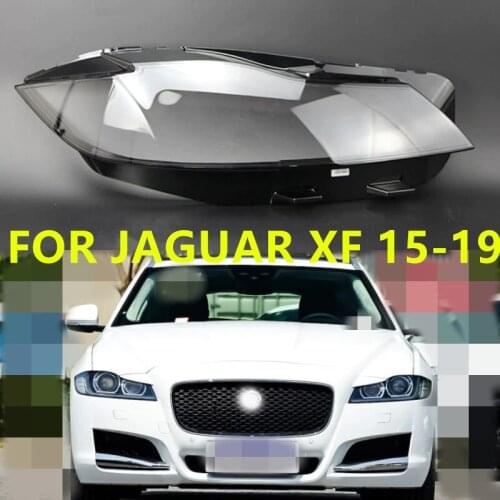 Headlight Transparent Glass Lens Cover for Jaugar XF Headlamp Headlight Clear Lens Shell-Cover 15-19 Replacement DIY