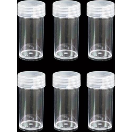 Clear Plastic Bead Storage Containers Set Jars Diamond Painting Accessory Box Transparent Bottles for DIY Diamond Transparent B