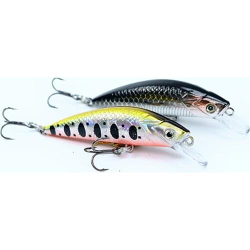 New Mini Minnow Fishing Lure 5cm 6g Swing Small Fish Hard Bait 0.3-1m Diving Lures High Quality Crankbait 50s Hot Fishing Tackle