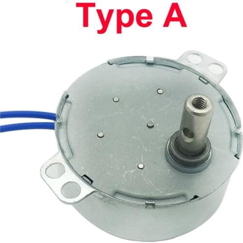 AC 5V 6V 9V 12V 110V 220V Synchronous Motor 4W Gear 0.9 To 70rpm Speed Reduce Electric 220 V DIY Fan Egg Incubator Robust TYC-50