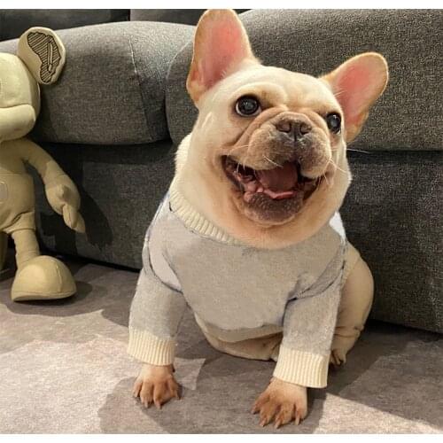 Dog Sweater for French Bulldog Chihuahua Outfit Winter Warm Puppy Pet Clothes Pug Clothing PC2019