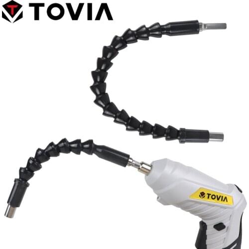 TOVIA 1/4 " Flexible Shaft for Screwdriver Drill Bit Holder Hex Shank Extension Rod Power Tool Accessories