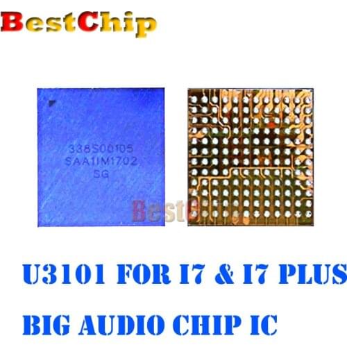 1pcs-10pcs/lot 100% New U3101 338S00105 for iphone 7 7plus big main audio codec ic chip CS42L71