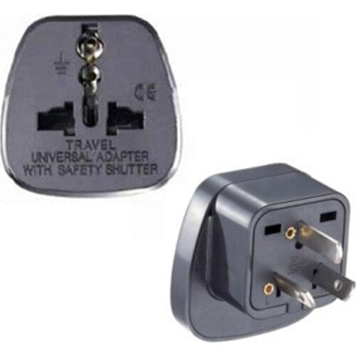 1PC white black 3pin AU Australia New Zealand Power Converter Electric Plug power Socket Adapter US/UK/EU to AU NZ Travel Socket