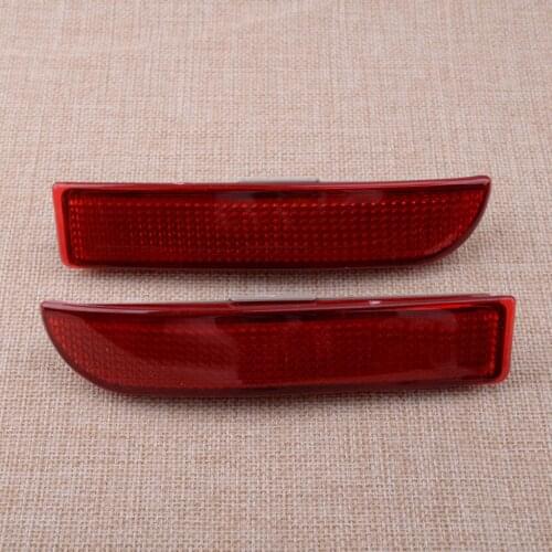8192013022 1 Pair Rear Bumper Reflector Light Tail Brake Lamp Fit For Toyota RAV4 2006 2007 2008 2009 2010 2011 2012 8191013022