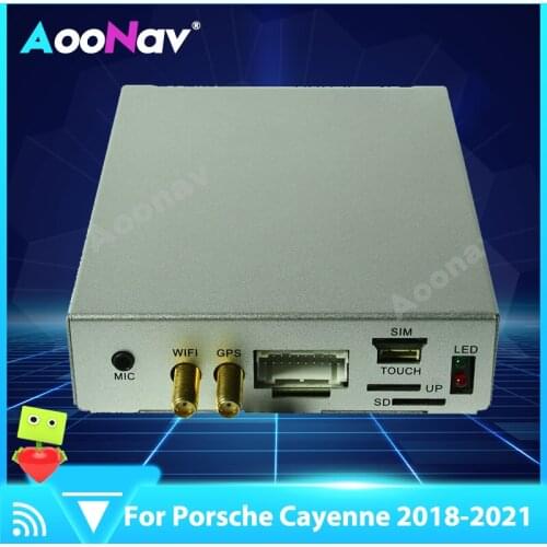 Car Android Decoder For Porsche Cayenne 2018 2019 2020 2021 Original Screen Navigation Wireless Auto Carplay