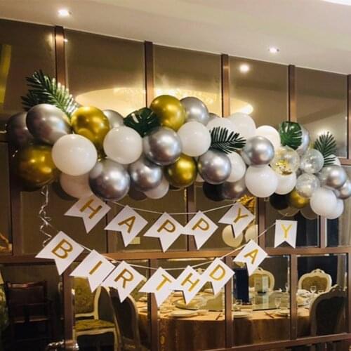 Children Kid Birthday Party Decoration Kit 64pcs Pink Blue Number Balloons for Baby shower Gender Reveal Anniversaire Enfant