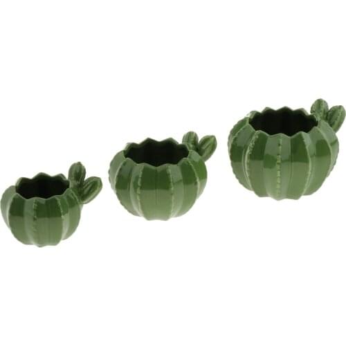 Succulent Plant Pot, Ceramic Flower Pot with Drainage Hole, Cactus Planter Pot for Home Office Decor