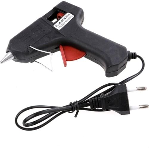 7-7.5 mm/0.28-0.30inch Vastar Hot Melt Glue Gun with Glue Stick Industrial Mini Guns Thermo Electric Heat Temperature Tool