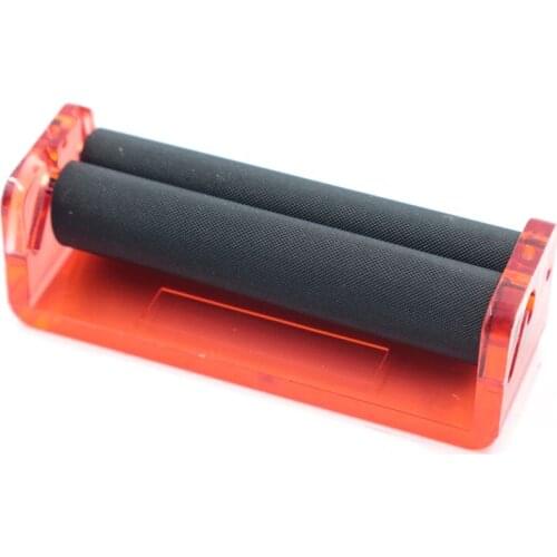 MOON RED 70mm Plastic Tobacco Rolling Machine or Tobacco Maker Roller Combo Pack