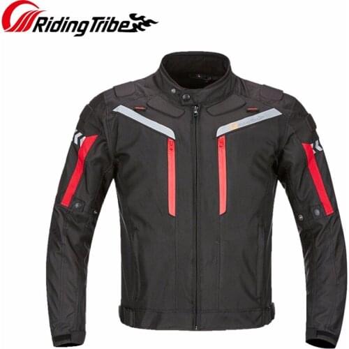 Motorcycle Jacket Men Summer Winter Waterproof Reflective Protective Motocross Professional Moto Racing Safety Clothing JK-40