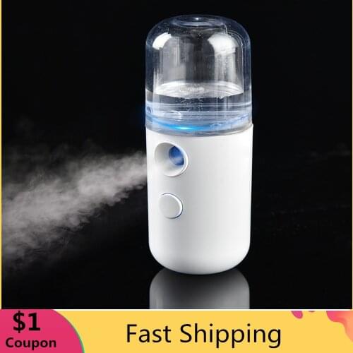 Nano Mist Facial Sprayer Face Steamer USB Humidifier Rechargeable Nebulizer Moisturizing Face Skin Care Tool Beauty Instruments