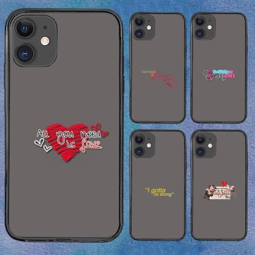Commemorate Love Greetings For iPhone 12 6 Mini Pro XS Max X XR 11 8 Plus Luxur Soft TPU Airbag Cover 12Pro 11Pro 12Mini