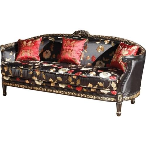 Simple American country living room fabric sofa corner L-shaped combination sofa small home furniture GH90