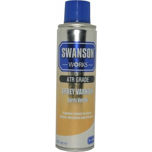 Swanson Works Spray Transparent Glossy Varnish 250 ML 30 Pcs