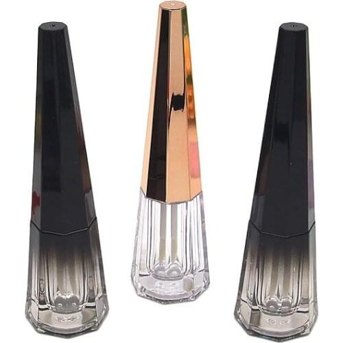 3ml Empty Lip Gloss Tubes Round Black gradient Lipgloss Tube Plastic Lip Gloss Containers Cosmetic Lip Gloss Bottle 30pcs/Lot
