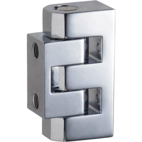 Adjustable Folding Door Cross Hinge Wooden Door Concealed Hinge Zinc Alloy Concealed Door Hinges
