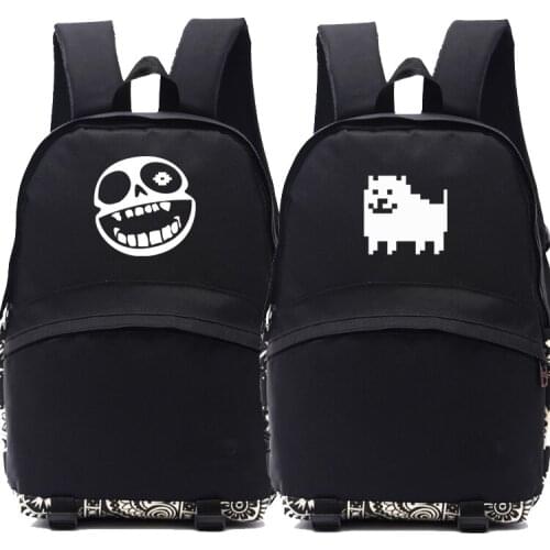 Undertale annoying dog concept backpack gamer backpack cartoon lovely Sans backpack school bags