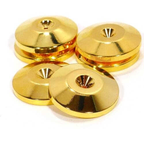 Pure copper plated baseboard sound box CD shock absorber baseboard audio amplifier footboard mute shock absorber gasket