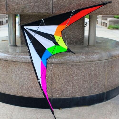 Outdoor Fun Sports NEW 48/ 71 Inch Dual Line Stunt Kites / Rainbow Kite With Handle And Line Good Flying