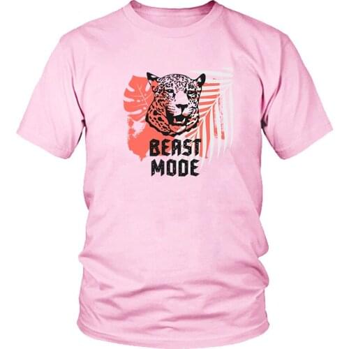 Pink Leopard T-Shirt Femme Retro Anime Print Tshirt Plus Size Casual Basic Plain Tee Shirt Women Aesthetic Street Style