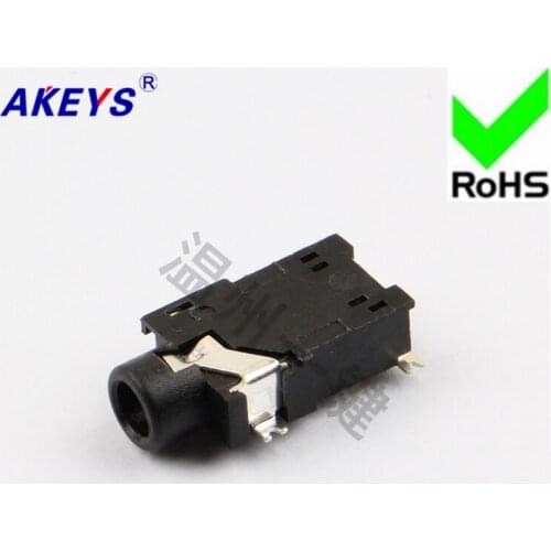 10 PCS PJ-228 power outlet 2.5 headphone socket 6 foot patch 2 fixed foot 2.5 MM socket base