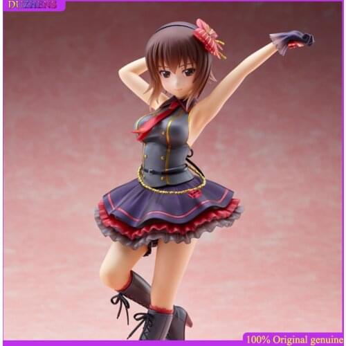 100% Original genuine Girls & Panzer Maho Nishizumi 24cm Action Figure Anime Figure Model Toys Figure Collection Doll Gift