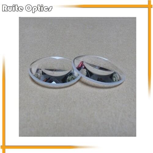 2pcs 42mm Diameter Focal Length 70mm Double Convex Optics Glass Lens K9 Optical Glass