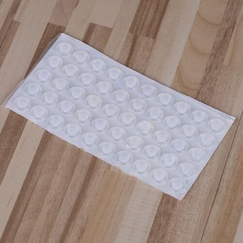 50Pcs Door Stops Stopper Silicone Cabinet Self Adhesive Bumper Damper Buffer Pad