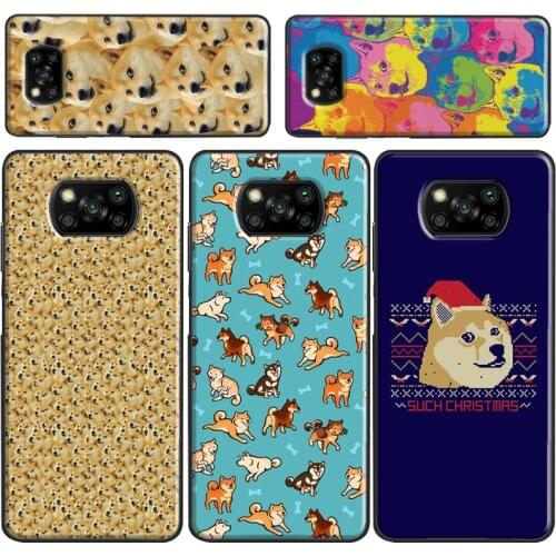 DOGE MEME Shiba Inu Dog Case For Xiaomi Redmi Note 8 9 Pro A 9C 8T 9S Poco X3 Redmi K30 Ultra Mi Note 10 Lite 9T