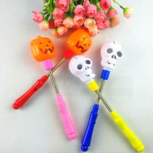 Flash stick flash spring Kito pumpkin Halloween Toys