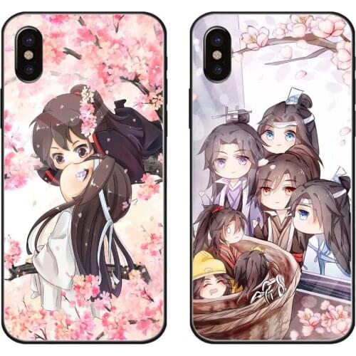 Grandmaster of Demonic Cultivation Wei Wuxian Lan wangji BL Cellphone Case Cover For iPhone Samsung 5 6s 7 8plus X S9 Edge Note