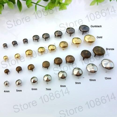 Cone rivet claw DIY Punk Rock Silver Decorative Studs And Spikes Rivets For Clothes Leather Craft Clothing Shoes Bags Decoration