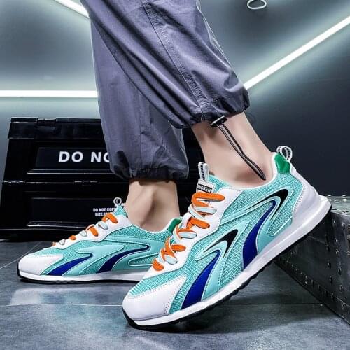 Mixed Colors Causal Sneakers Men Breathable Running Shoes Male 2021 Fashion Canvas Mesh Soft Bottom Man Shoes Zapatillas Hombre