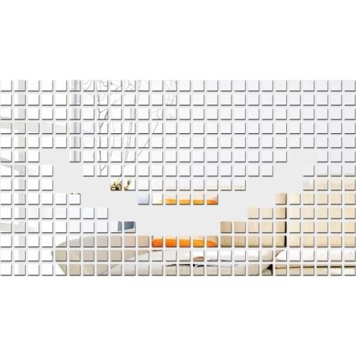 New hot Fashion Stickers Wall Sticker Home Decor Modern Acrylic Mirror Surface 3d Diy Vinilos Paredes Kitchen