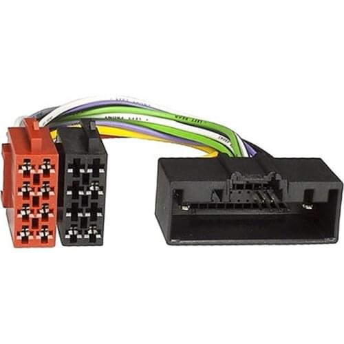 New Car ISO Stereo Radio Wiring Harness Lead Adaptor Cable Loom for FORD Fiesta Focus C-Max Kuga Edge Land Rover Evoque