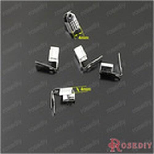 Wholesale Width 4mm Silver color Iron End Fastener Clasps for Flat Wax/Leather Cord/Ribbon Diy Jewelry Findings 100 pcs(JM5274)