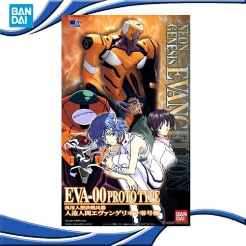 Original BANDAI 1:144 Gundam EVA-00 HG 003 Ver. SET Anime Evangelion Assembled Robot Model Kids Action Figure Toy Halloween Gift