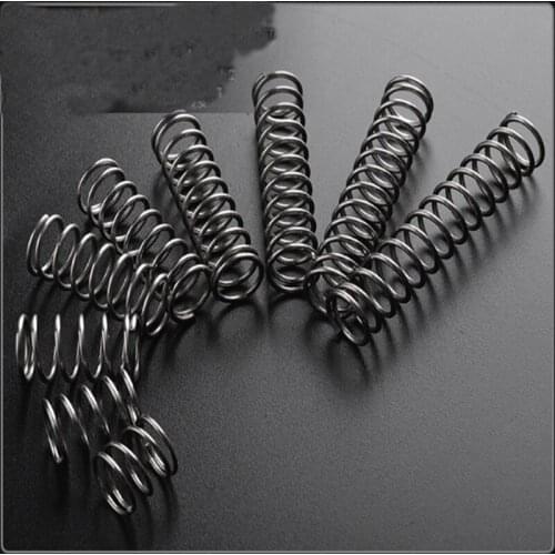 5pcs compression spring wire thickness 1.8mm stainless steel spring Length10-50mm