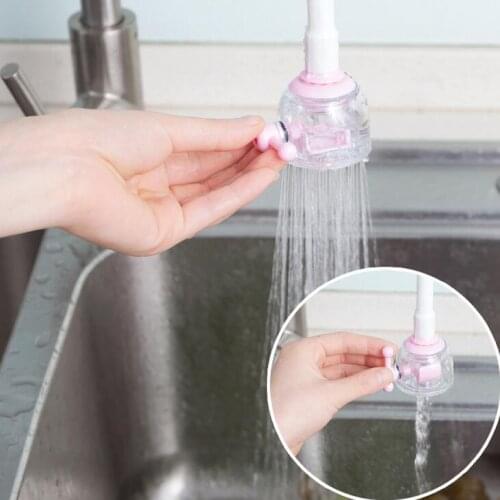 Wholesale kitchen faucet extenders water saver rotatable prevent splashing tap fitter valve water purifier gadget tool free ship