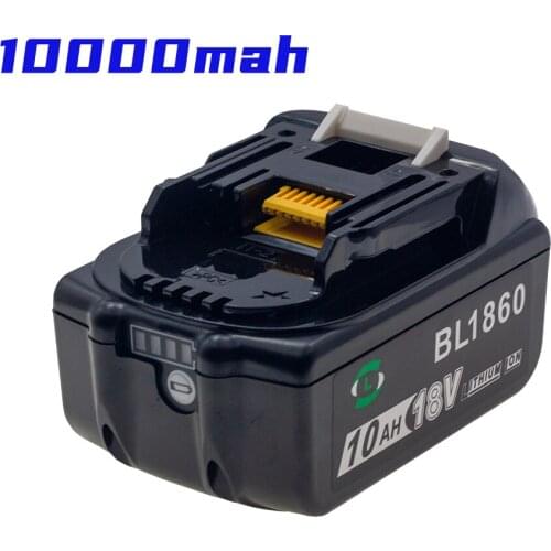 For Makita 18v Battery BL1860 BL1850 10.0ah Large Capacity Power Battery To Replace Makita 18v Tools